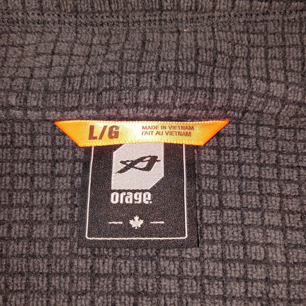 Orage Woman's Fleece Full Zip Woman's Jacket‎ Large Gray - Picture 3 of 9